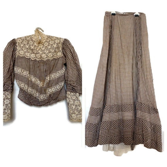 Vintage Edwardian Cotton Dress