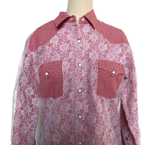 Western Style Ladies Shirt Vintage 