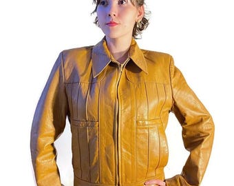 Angel Skin by Grais レザージャケットコート 1970年代 ヴィンテージ