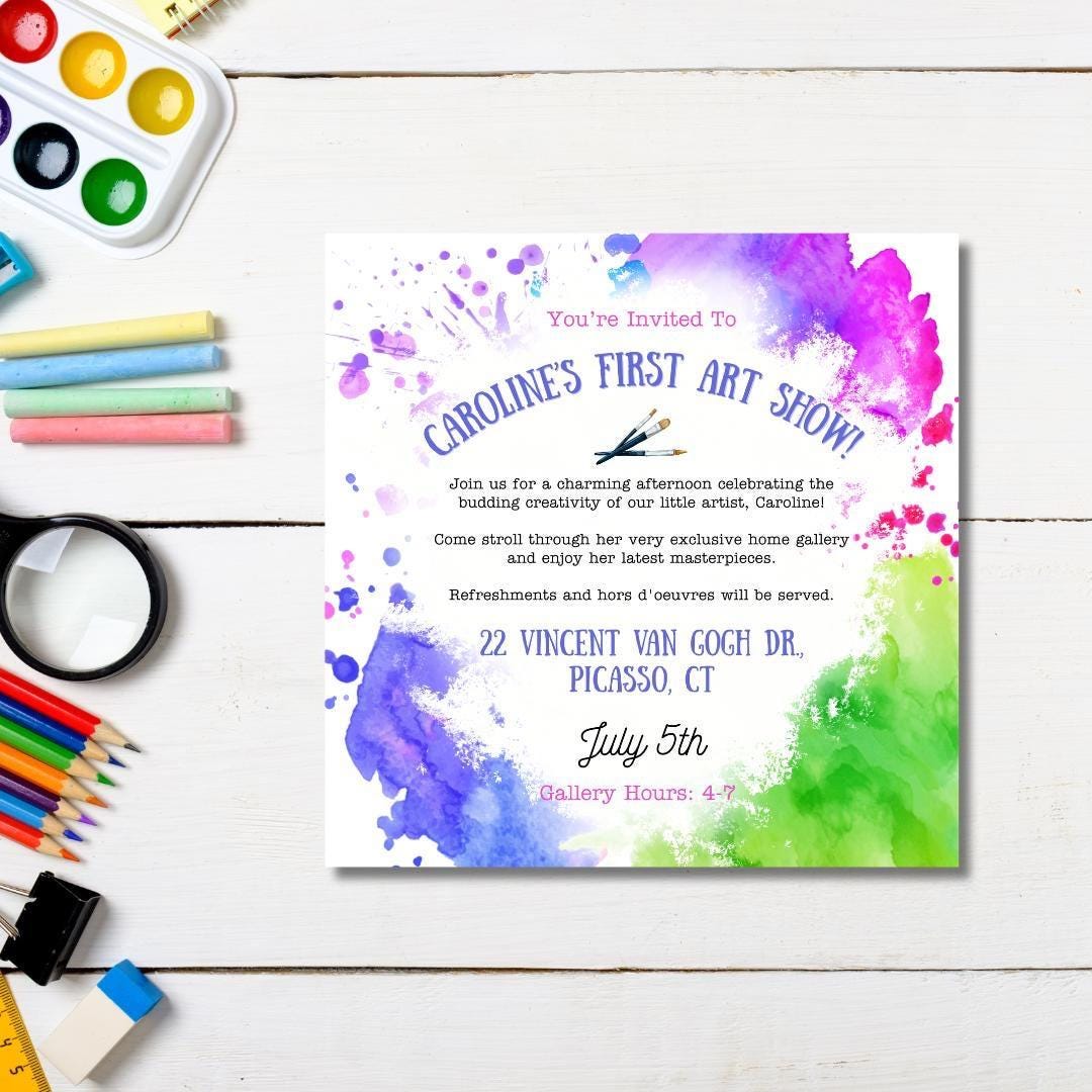 希少❗️【ARTISTS' INVITATIONS 1965-1985】アート Art Show Invitation - Etsy
