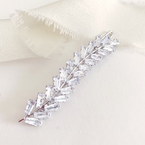 ORITA // Diamond Rhinestone Bridal Hairpin,Bride hair Comb,crystal bride headpiece, Bridal hair clip, Hair Jewelry, simple bride accessories