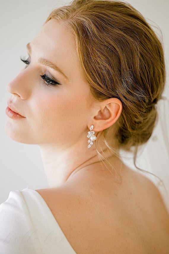 Earrings for 2024 long hair