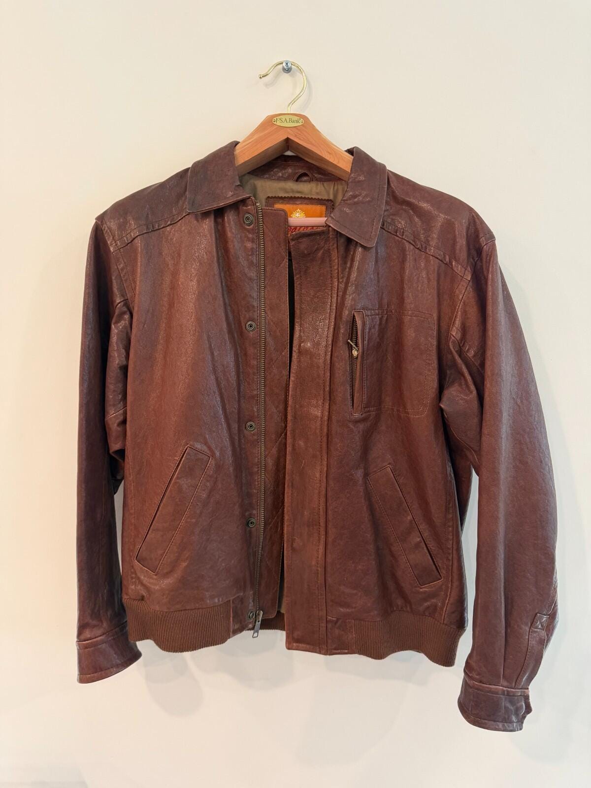 Vintage Territory Ahead Leather Jacket - Etsy