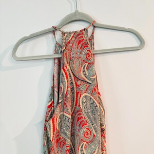 Zara Paisley Midi dress Size Medium image 2