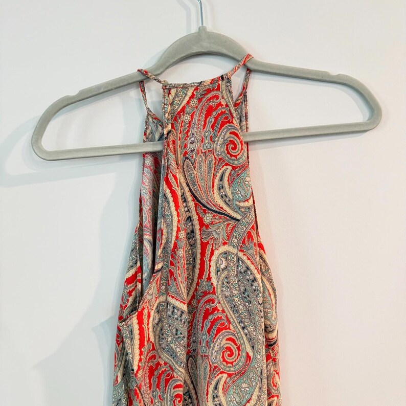 Zara Paisley Midi dress Size Medium image 2