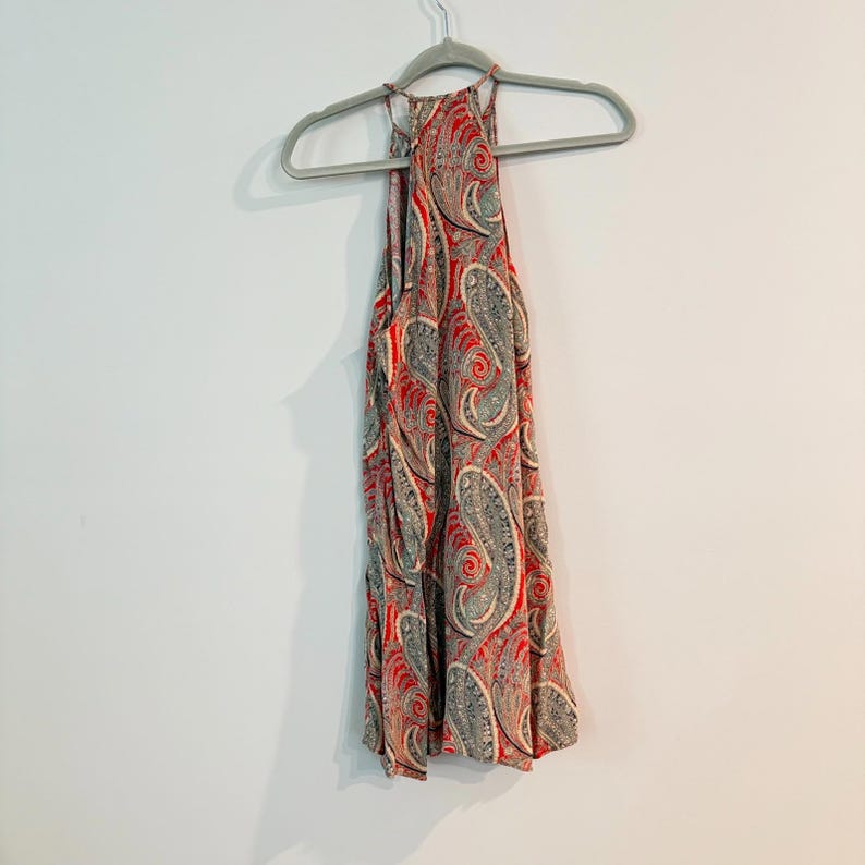 Zara Paisley Midi dress Size Medium image 9