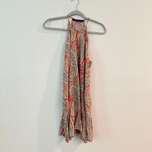 Zara Paisley Midi dress Size Medium image 8