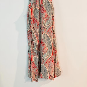 Zara Paisley Midi dress Size Medium image 5