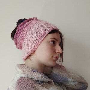 Beanie "Pink dream"/ Soft beanie for dreadlocks / Beanie for dreadbuns