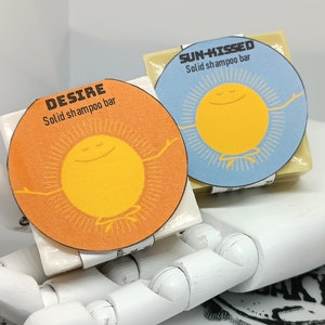 Solid shampoo bar set &quot;Desire&quot; e &quot;Sun kissed&quot; / Shampoo solido fatto a mano per dreadlocks / Shampoo per dreadlocks
