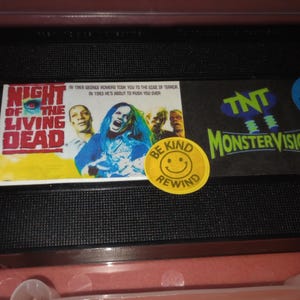 Joe Bob Briggs TNT Monstervision VHS Night of the Living Dead 1996 aired Horror vintage movie