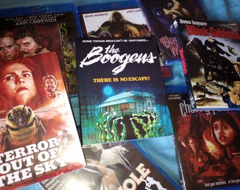 Updated! Slasher Horror Sci-Fi rare 1970's  1980's  1990's vintage films Bluray movies sealed new