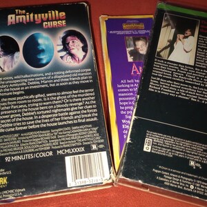 Amityville Horror Lot VHS Don't Look Now Horror 1970's 1980's Vintage