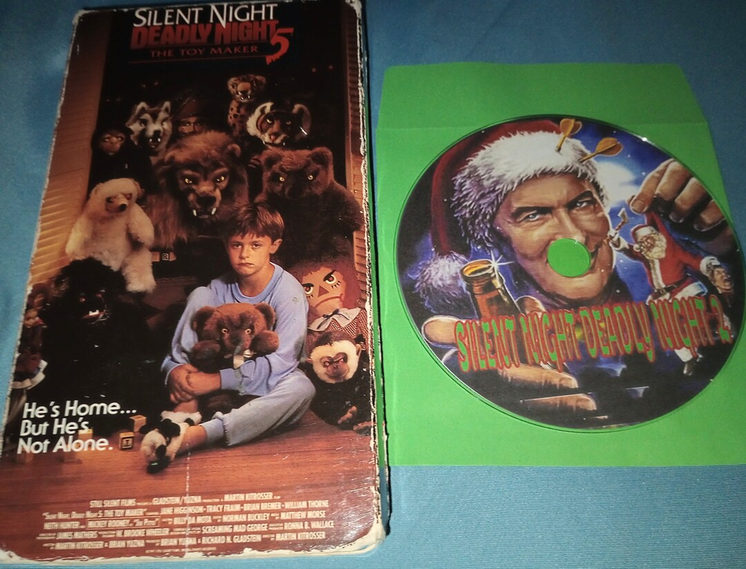 Silent Night Deadly Night 5 the Toymaker VHS Horror 1991 Bonus Etsy