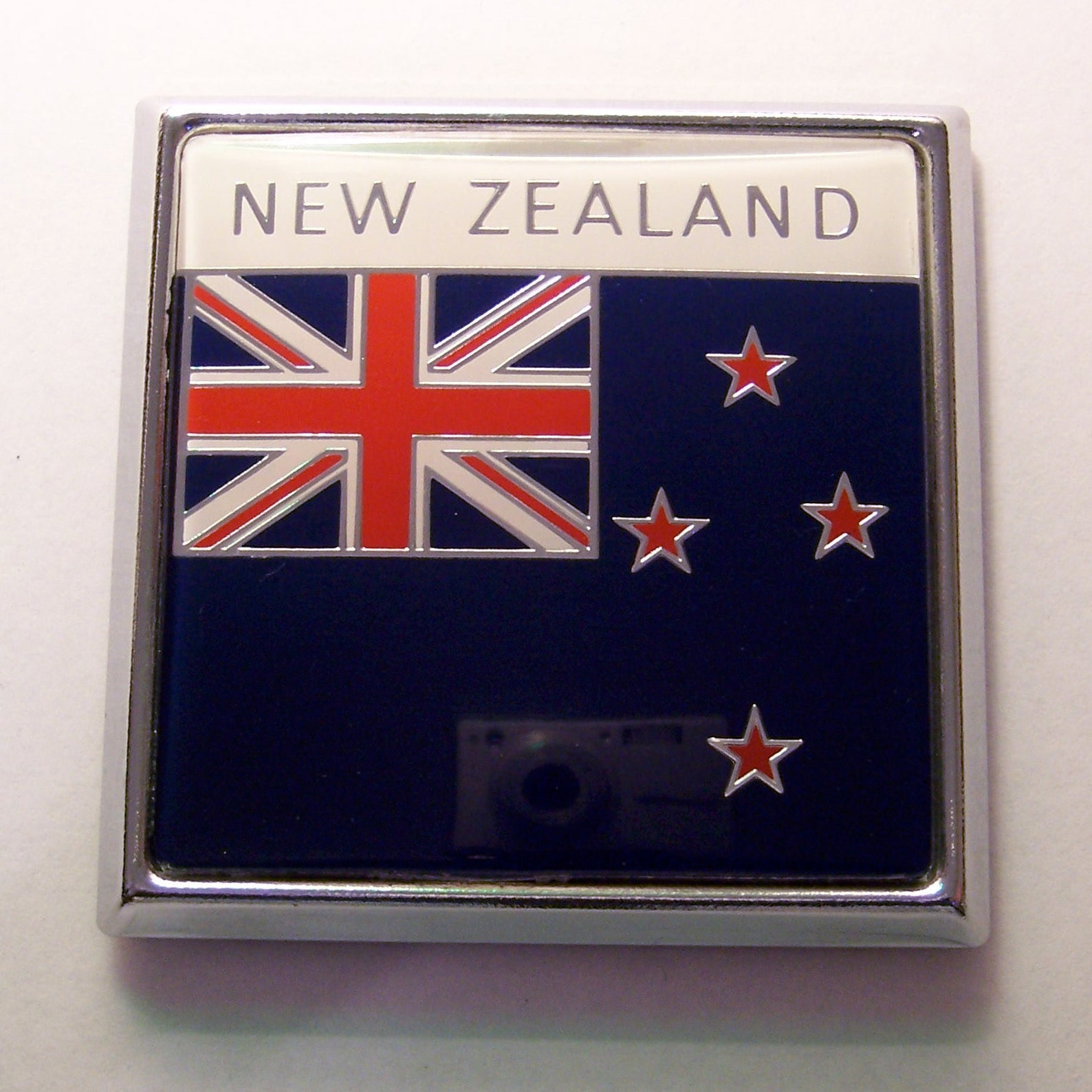Car Badge National Flag Emblem New Zealand Etsy