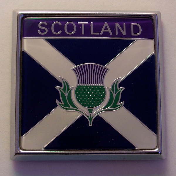 Car Badge National Flag Emblem - Scotland