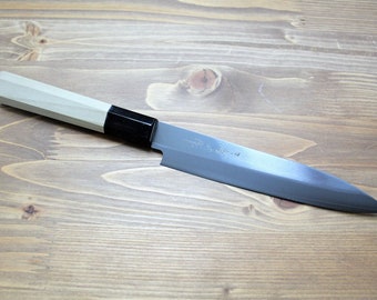Handmade VG-10 Petty Knife: 155mm Magnolia Handle Kitchen Knife