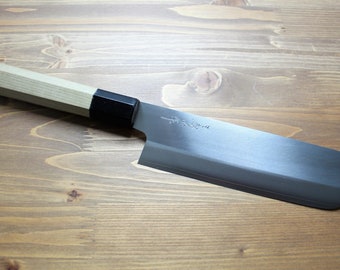 Handmade VG-10 Nakiri Knife: Japanese Kitchen Knife with Magnolia Handle