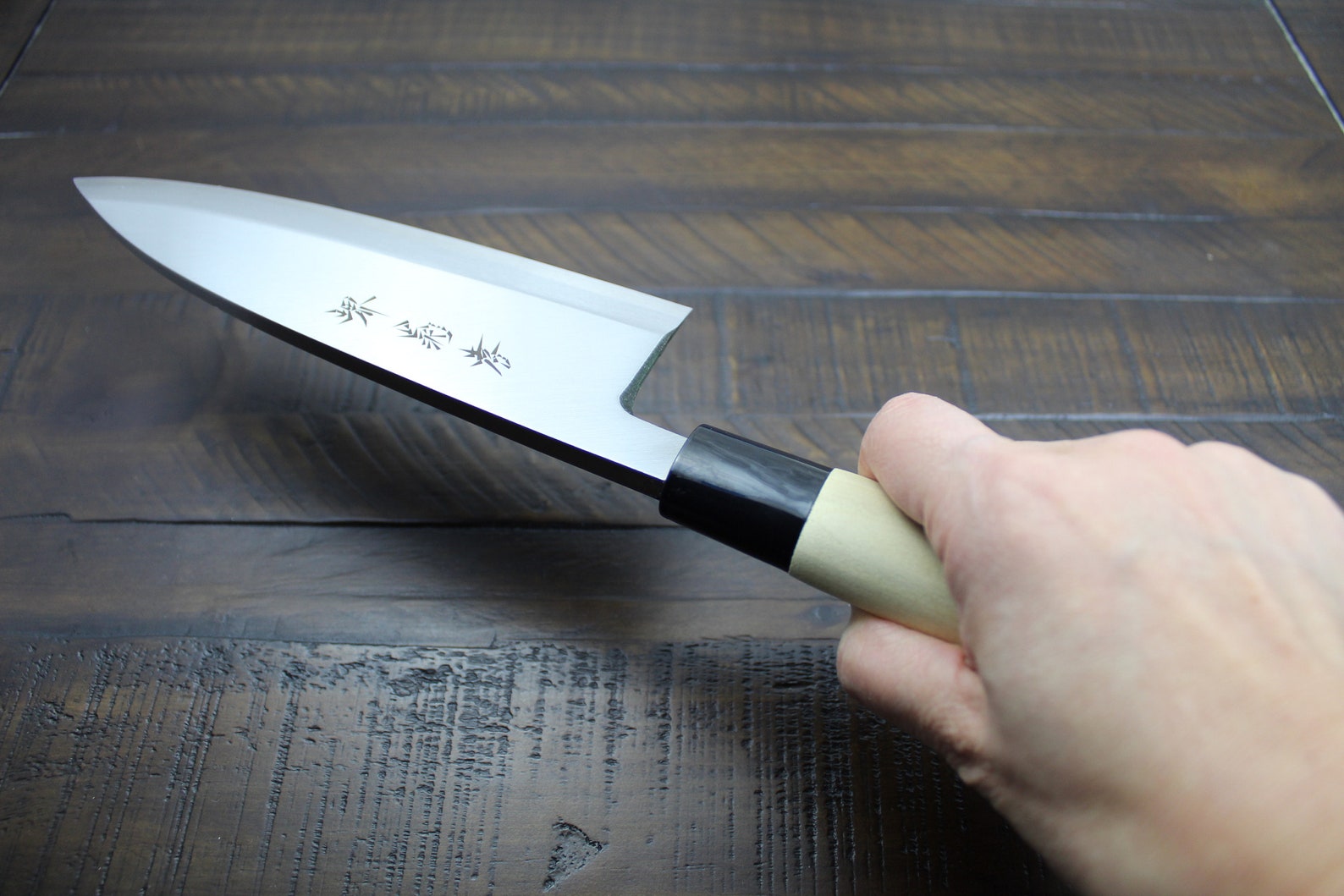 Japanese Deba Knife 135 Mm 210 Mm High Carbon Steel Kitchen Etsy