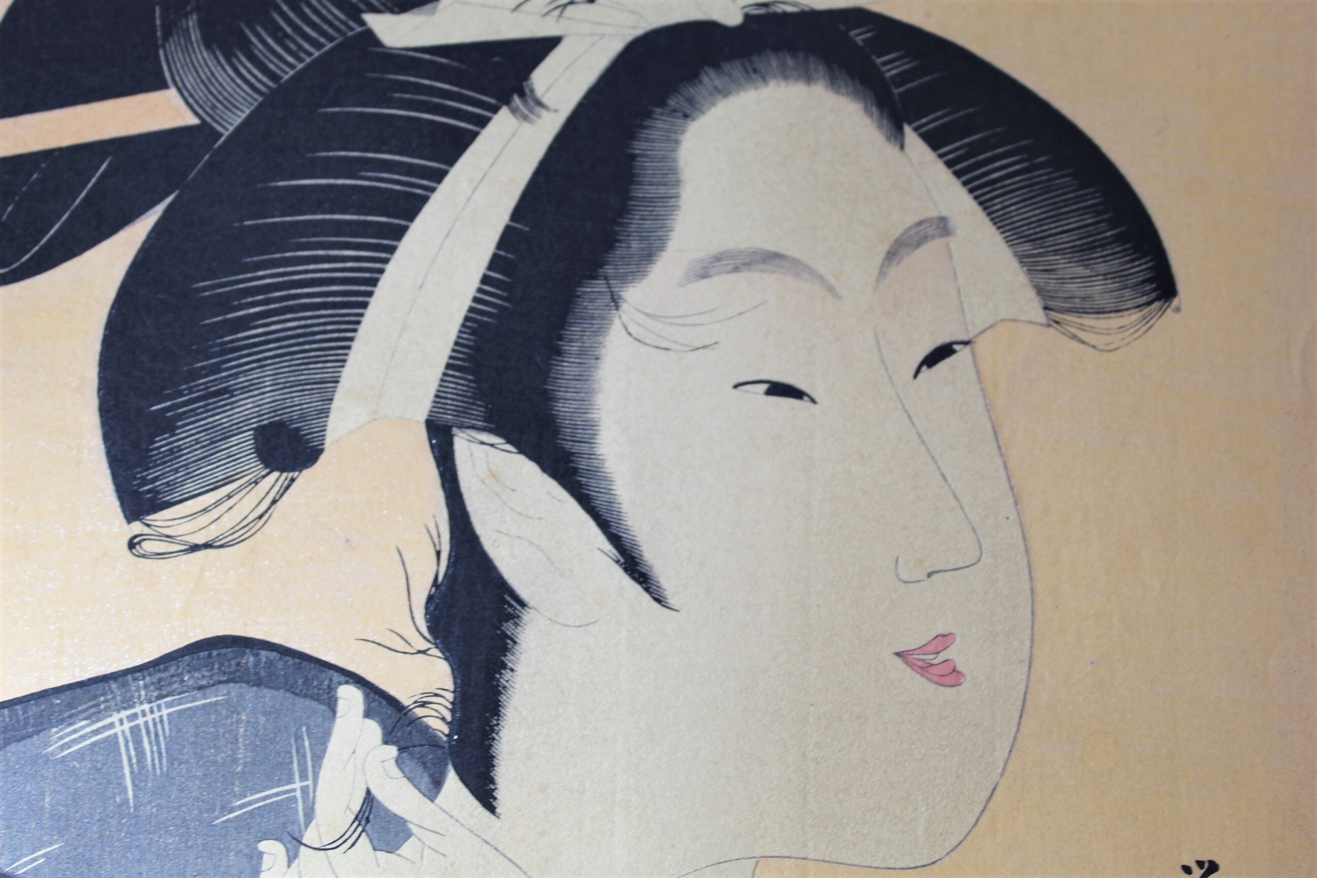 Japanese Ukiyoe Ōkubie by Chokosai Eisho Japanese Woodblock Etsy