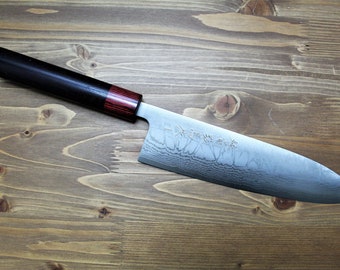 Cuchillo Gyuto de Damasco VG-10: Cuchillo de cocina japonés con mango de palisandro de 210 mm
