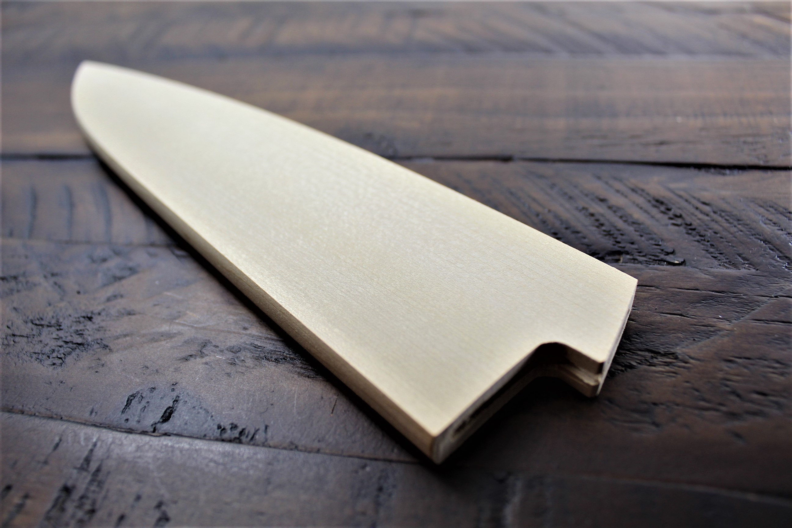 Universal Wooden Saya Kitchen Knife Sheath for Sujihiki - Globalkitchen  Japan