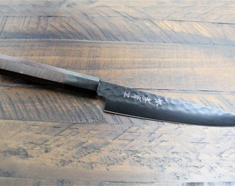 Japanese Petty Knife VG-10 with Wenge Handle Non Stick Coating 150 mm Kitchen Knife Made in Japan Kitchen Knife