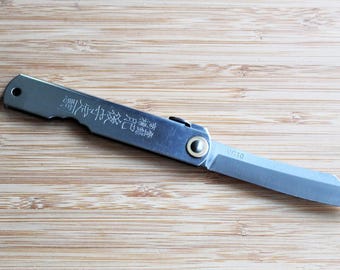 Higonokami Silver Handle VG-10 Japanese Folding Pocket Knife
