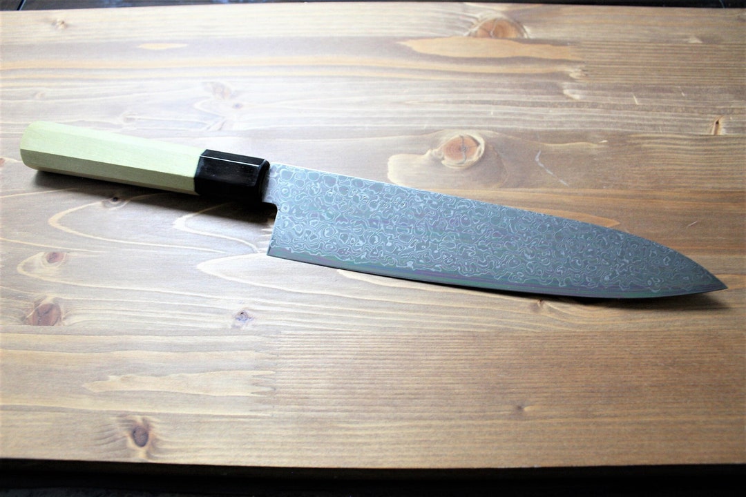 Misuzu Hamono 45 Layer Damascus AUS-10 Core Santoku knife 180 mm
