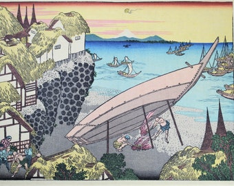 日本の浮世絵、木版画、鳥居清長 - Etsy 日本