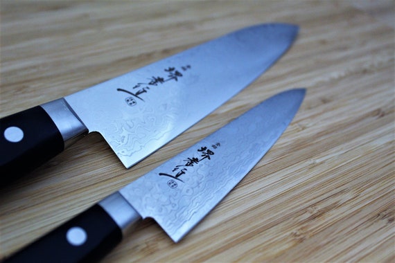 Set di coltelli giapponesi specchio Damasco 45 strati Petty Knife 135mm 5.3  Gyuto coltello da chef 180mm 7.1 Made in Japan Coltello da cucina -   Italia