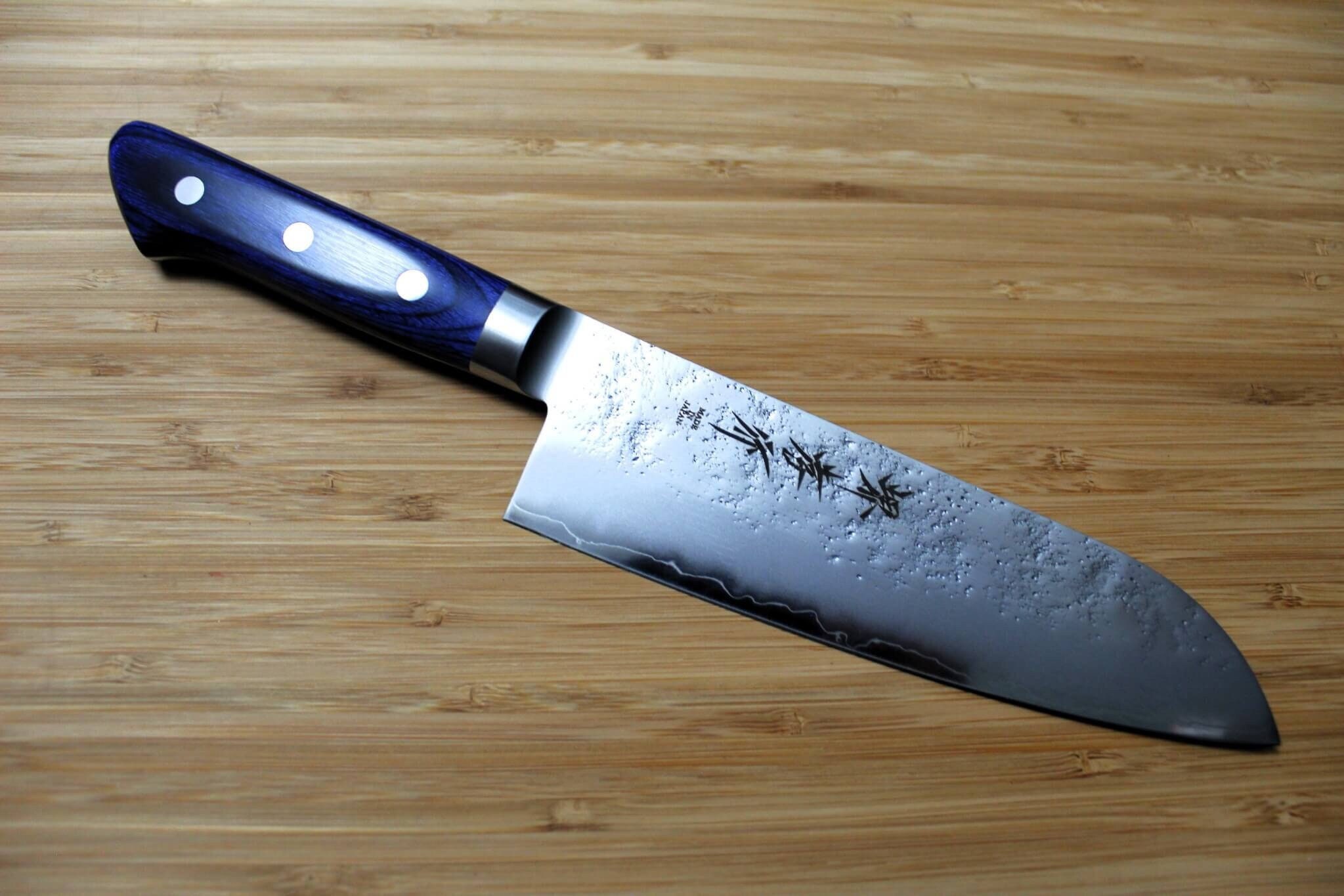 Sakai Takayuki Japanese Knife Set Damascus 45 Layer Petty Knife 150mm  (5.9) Nakiri Vegetable Knife 160mm (6.3)