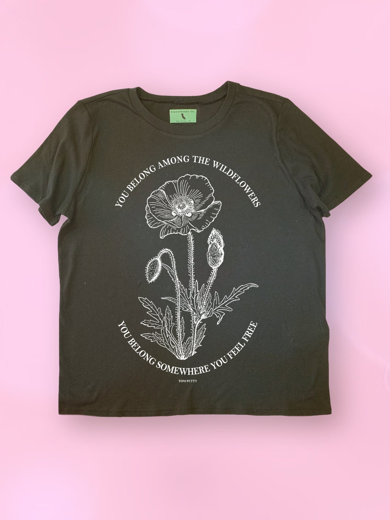 Tom Petty Wildflowers Lyrics T Shirt Retro Tom Petty T Shirt Etsy