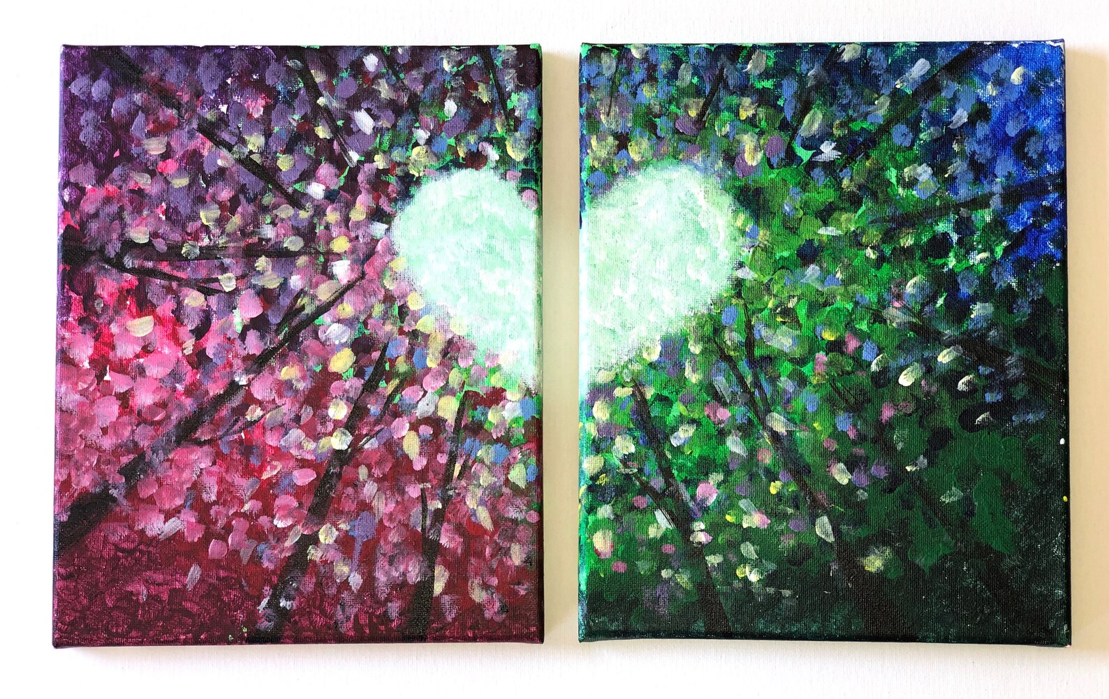 Enchanted Forest Couples/date Night Paint Kit All Etsy