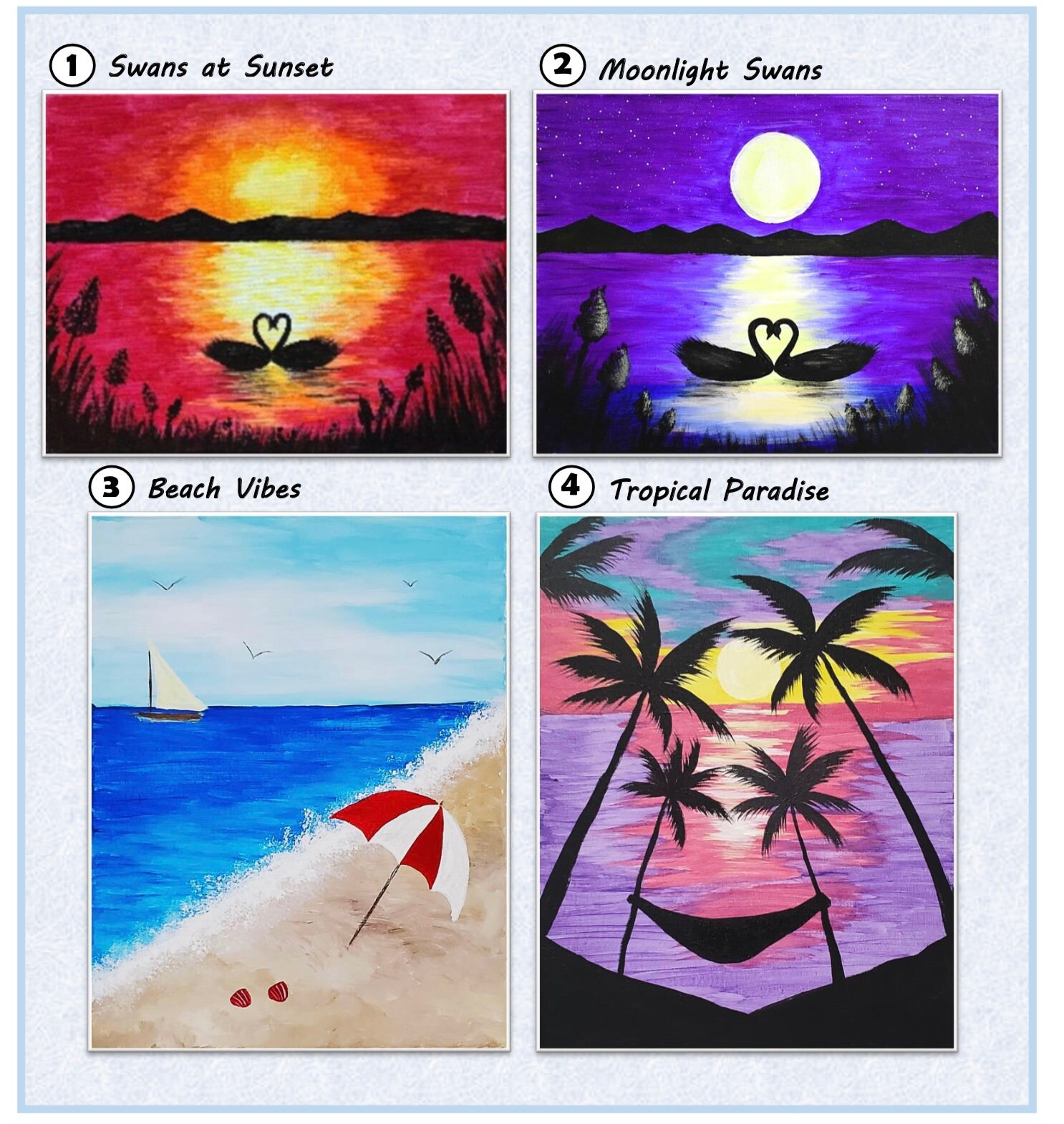 Hostaparty DIY Paint & Sip Birthday Party Bridal Shower Etsy