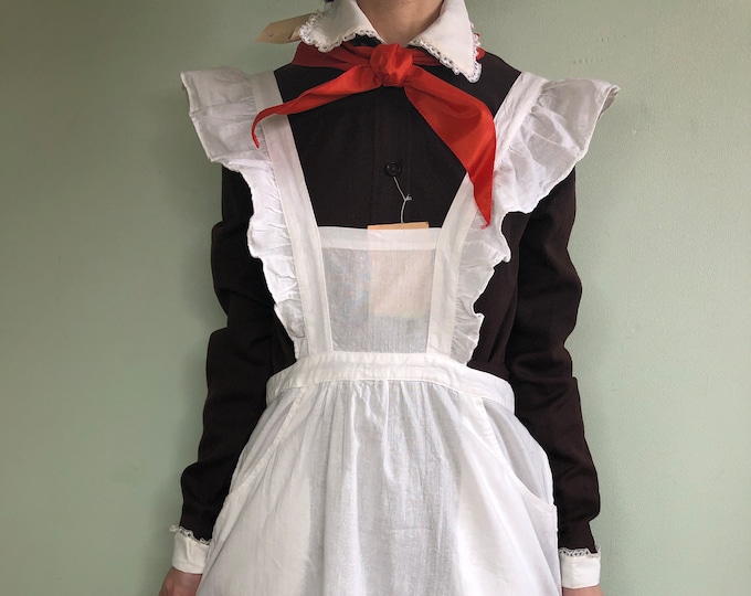 Vintage School Uniform, Soviet Student Uniform, Soviet Student Dress