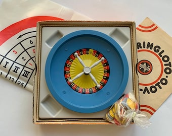 Juego de mesa Casino, juego de ruleta soviética, Vintage, embalaje original, juegos de azar, juego familiar, juegos para niños, casino, idea de regalo, URSS 80s.