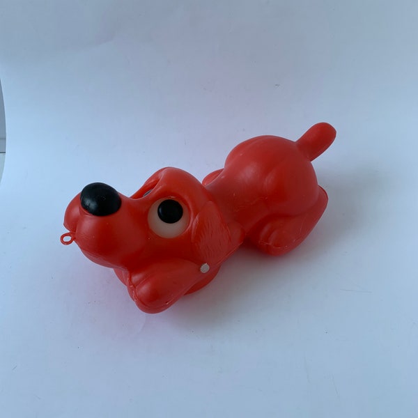 Vintage Pull toy Dog, Soviet 80s toy, Walking toy, Old toy, Rare toy, Collectible toy, Kids room decor, Cute toy, Active