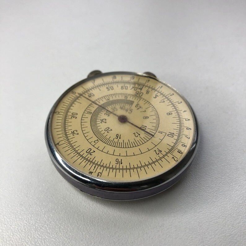 Vintage Counting Ruler Circular Ruler KL-1 Counting Device - Etsy