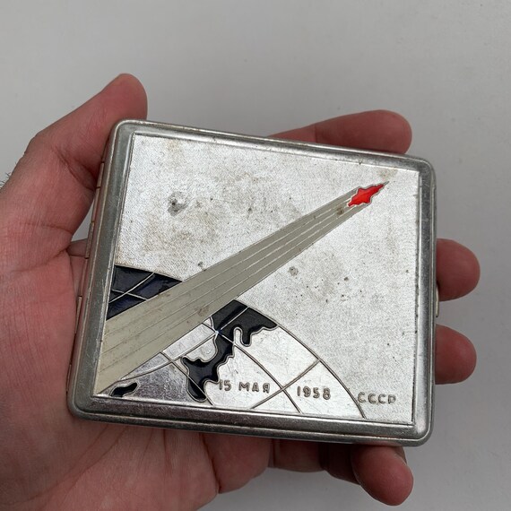 soviet era cigarettes Vintage Cigarette Case, Sputnik, Soviet Cigarette Case, 1950s Cigarette  Case, Space Theme, Tobacco Accessories, Gift for Him, Men's Gifts,