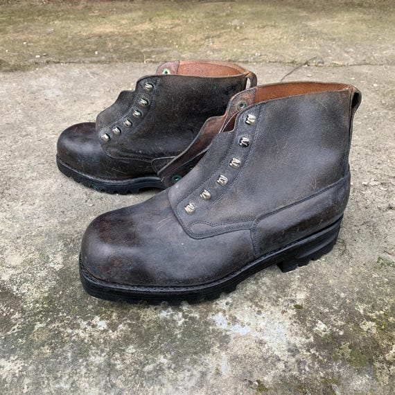 ブーツ ヴィンテージ ミリタリー Marbot VINTAGE フランス軍 ペンキ