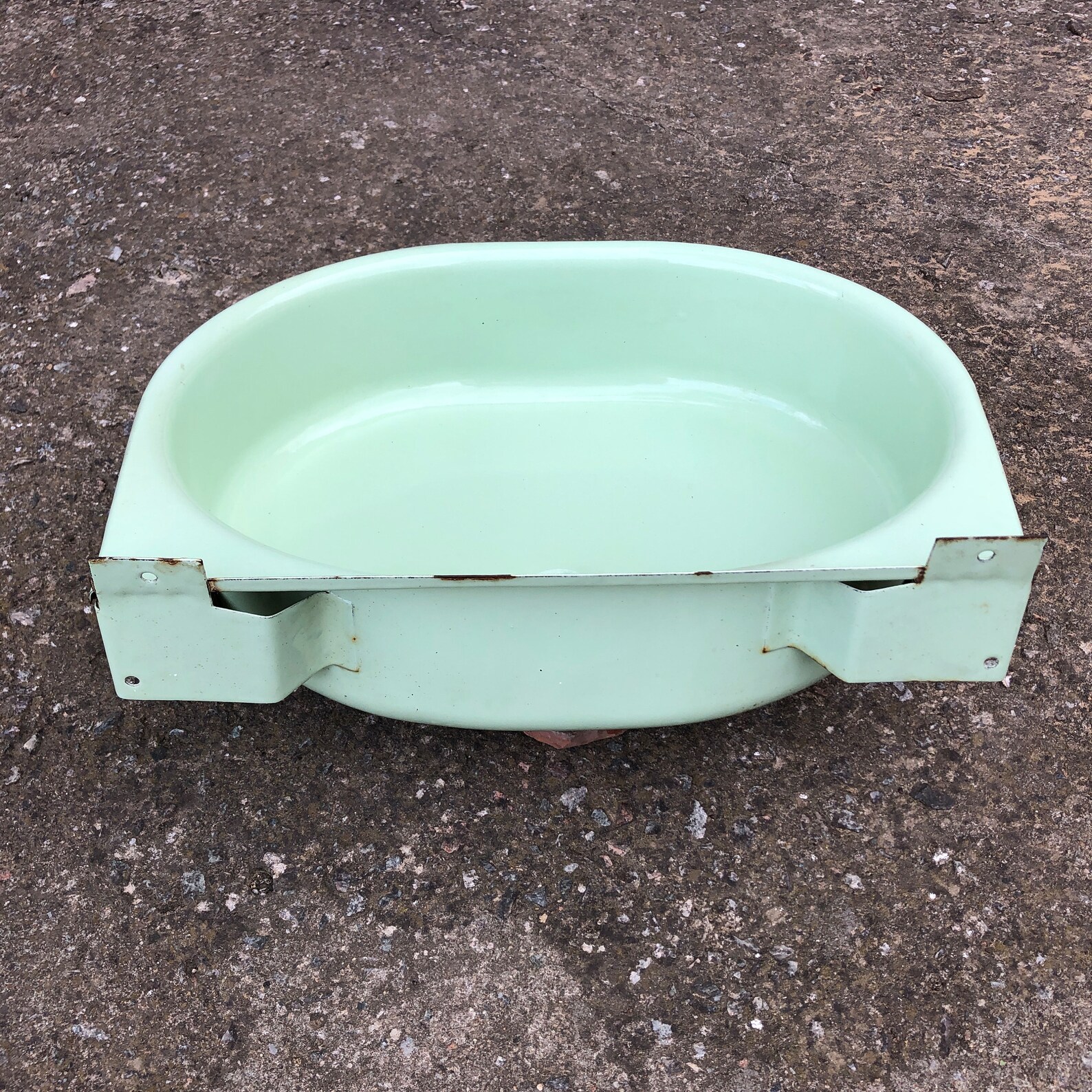 Vintage Enamel Sink Soviet Metal Sink Rustic Sink Outdoor Etsy