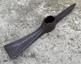 Vintage Handwerk Werkzeug, alte Spitzhacke, Bagger Werkzeug, Bau Spitzhacke, kleine Spitzhacke, altes Eisen, Gartenarbeit, Industrie Dekor