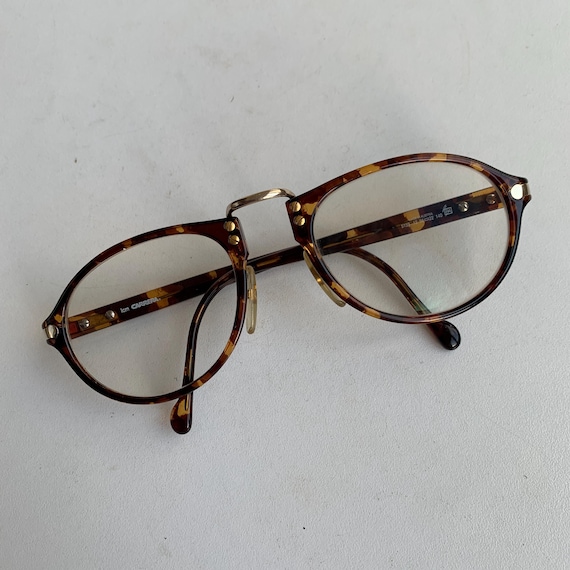 Hugo Boss, Vintage Glasses, Hugo Boss by Carrera, 5159 Eyeglasses Frame, Tortoise Shell & Gold, Made in Austria , Retro Hipster Glasses,Vintage fashion