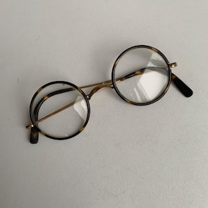 Vintage Glasses, Round Glasses, Wire Frame Glasses, Diopter Glasses, Photo Props, Rarity, Steampunk Style, Vintage Gift,