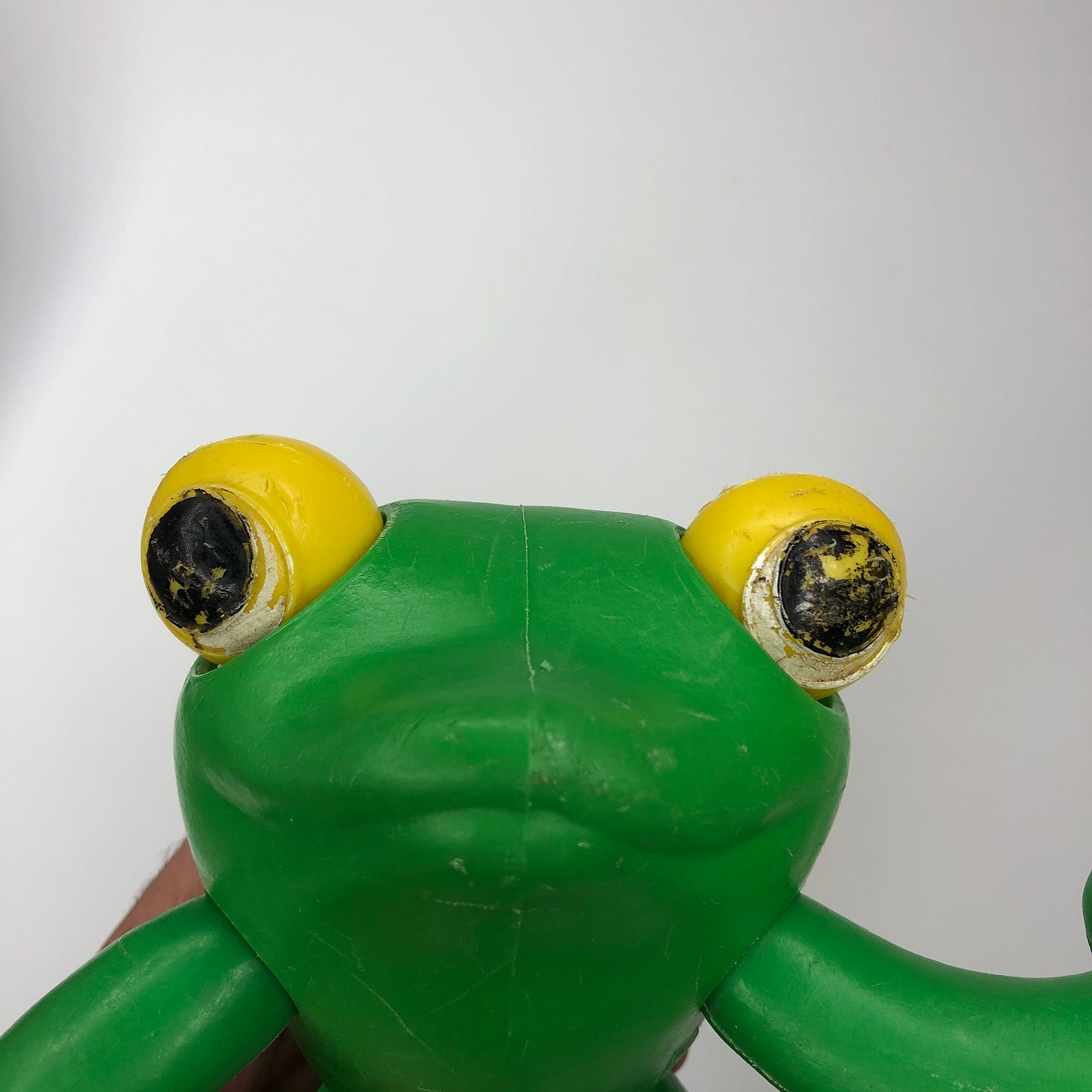 Large Vintage Toy frog Soviet Plastic Toy Rare Etsy
