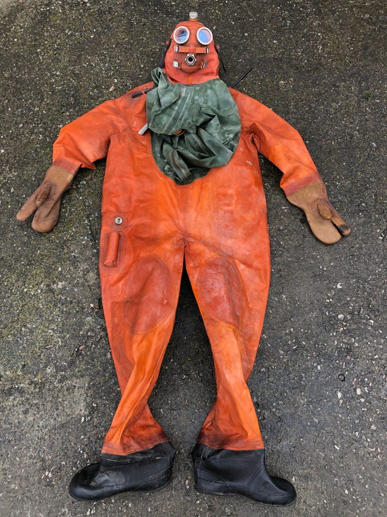 Vintage Scuba Diver Suit Wetsuit Rescue Suit of a Sailor Etsy