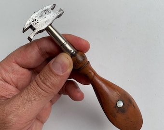 Cortador de vidrio antiguo, cortador de vidrio de diamante, cortador de vidrio raro, herramienta artesanal, herramienta de vidriero, herramientas antiguas, regalo de padre,