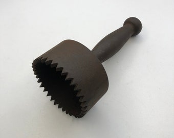 Vintage construction tool, Punch, Mechanical puncher, Rare tools, Hand tool, Collectible tool, Industrial decor, Gift for him