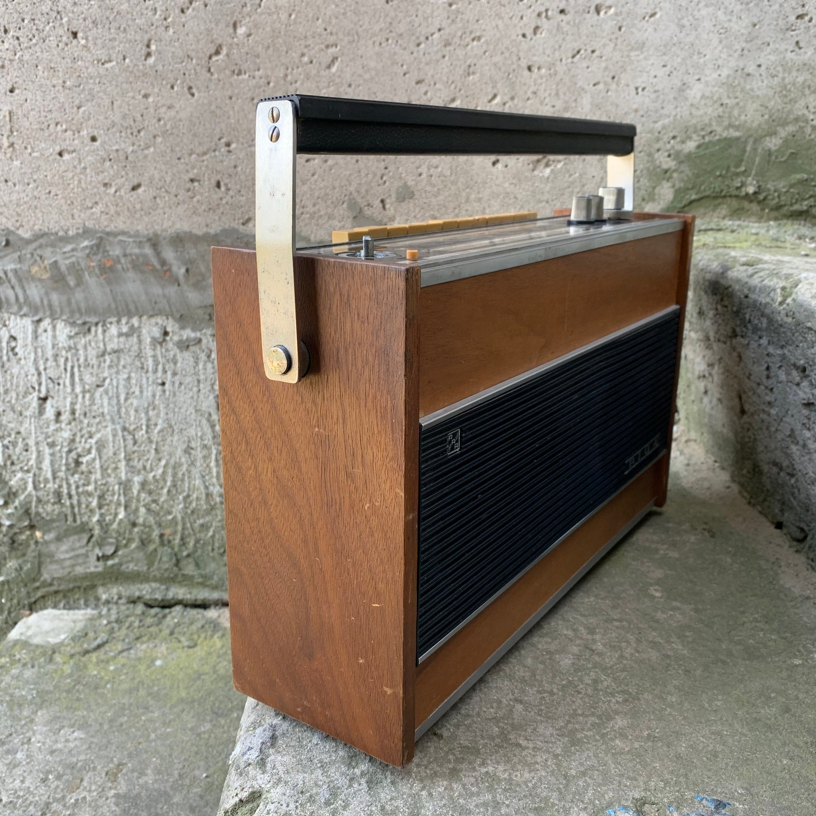 Vintage Radio Riga 103 Portable Radio Transistor Wooden Etsy